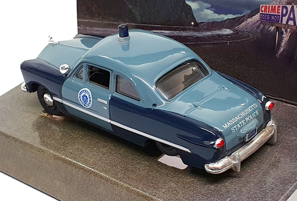 White Rose 1/43 Scale DEDF98005W-MA - 1949 Ford Massachusetts State Police