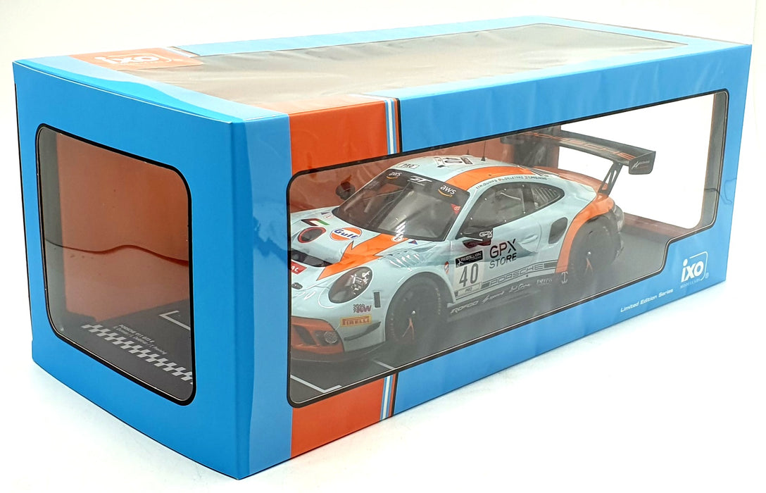IXO 1/18 Scale LEGT18-20040 - Porsche 911 GT3 R #40 24hr SPA 2020