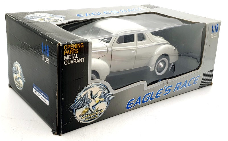 Eagles Race 1/18 Scale Diecast 808006 - 1940 Ford Deluxe Coupe - White