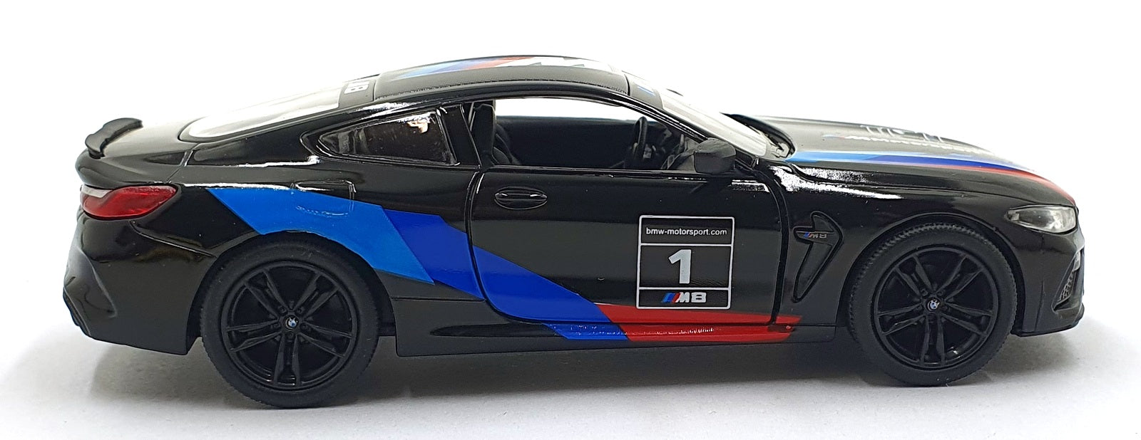 Kinsmart 1/38 Scale Pull Back & Go  TY1241 - BMW M8 Competition Coupe #1 Black