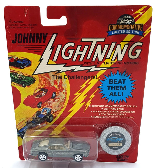 Johnny Lightning 1/64 Scale 100-162 - The Challengers Custom Mustang - Grey