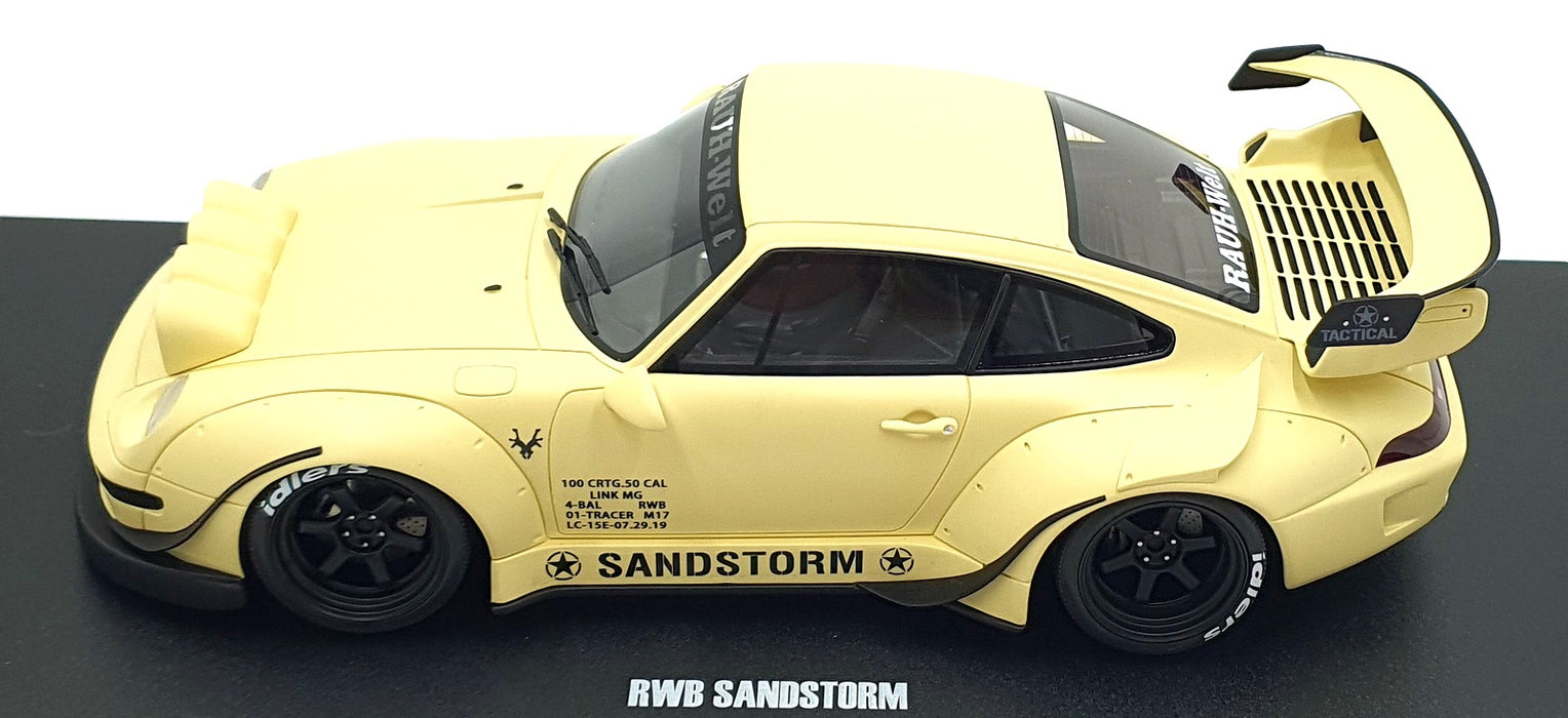 GT Spirit 1/18 Scale Resin GT566 - Porsche RWB Sandstorm 
