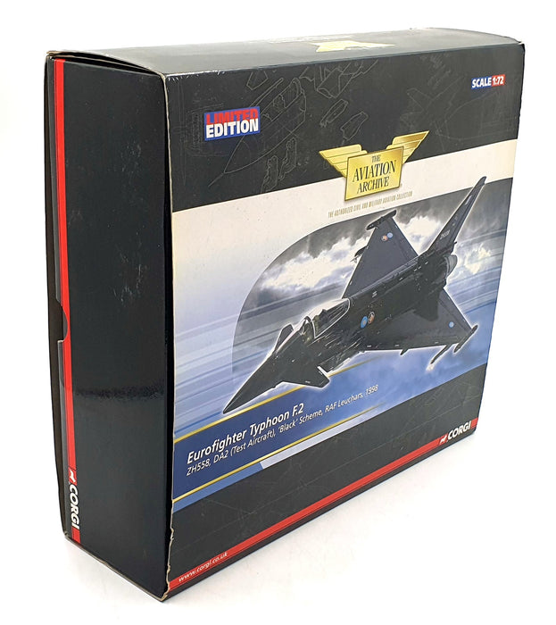 Corgi 1/72 Scale AA36403 Eurofighter Typhoon F2 DA2 Test Black Scheme 1998