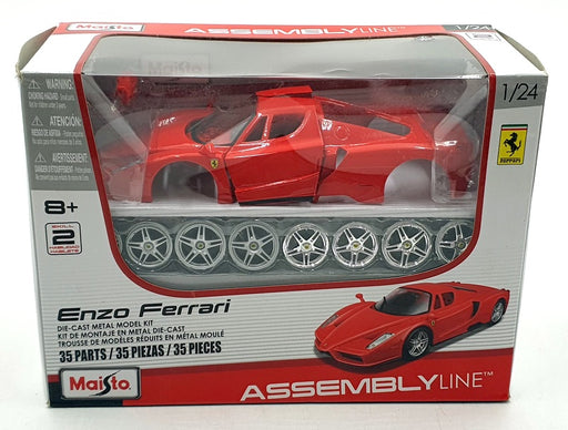 Maisto 1/24 Scale Diecast Kit 39964 - Ferrari Enzo - Red
