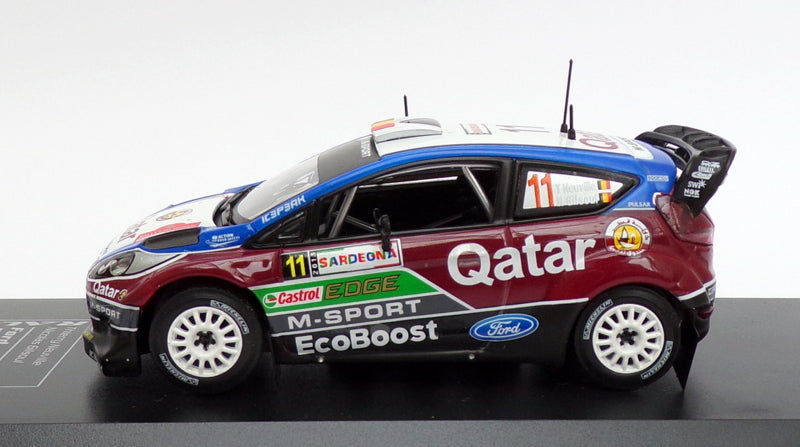 Ixo Diecast Club 1/43 Scale EA3CD - Ford Fiesta RS WRC #11 Italy Rally 2013