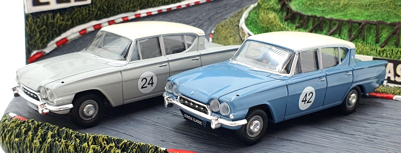 Vanguards 1/43 Scale RD1002 - Ford Classic 109E 2 Cars & Brands Hatch Diorama