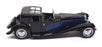 Franklin Mint 1/24 Scale 19626D - 1930 Bugatti Coupe Napoleon - Black/Blue