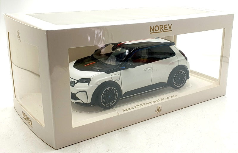 Norev 1/18 Scale Diecast 185452 - 2025 Alpine A290 Premiere Edition Beta - White
