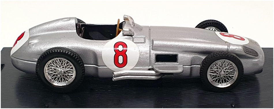 Brumm 1/43 Scale R072 - F1 Mercedes W196 GP Olanda 1955 #8 JM. Fangio - Silver