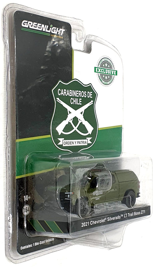 Greenlight 1/64 Scale 30318 - 2021 Chevrolet Silverado LT Trail Boss Z71 Police