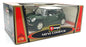 BURAGO 1/18 Scale Diecast 33796 - Mini Cooper - Green With White Roof