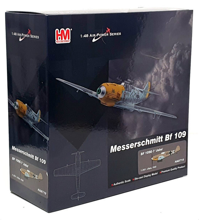 Hobby Master 1/48 Scale HA9719 - Messerschmitt BF 109E-7 "Jabo" 7./ZG1 Libya '42
