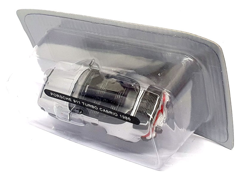 DeAgostini 1/43 Scale Diecast 039 - 1986 Porsche 911 Turbo Cabrio - Silver