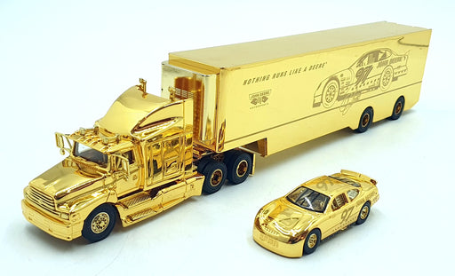 Racing Champions 1/64 Scale 92401 #8G John Deere #97 Nascar And Transporter Gold