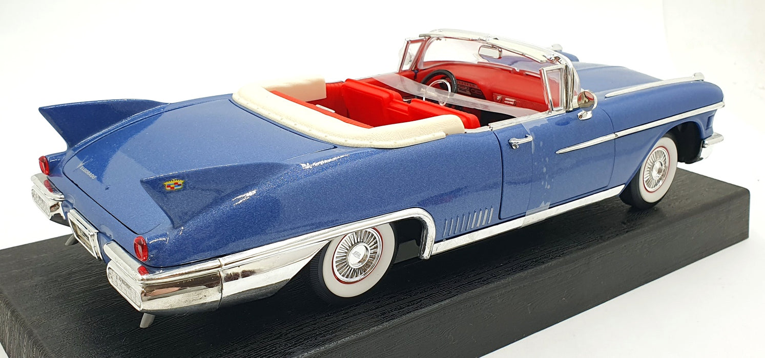 Road Signature 1/18 Scale Diecast 92158 - 1958 Cadillac Eldorado Biarritz - Blue
