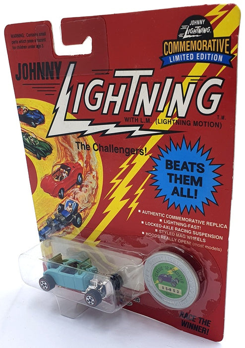 Johnny Lightning 1/64 Scale 100-190 - The Challengers Classic '32 Roadster Teal