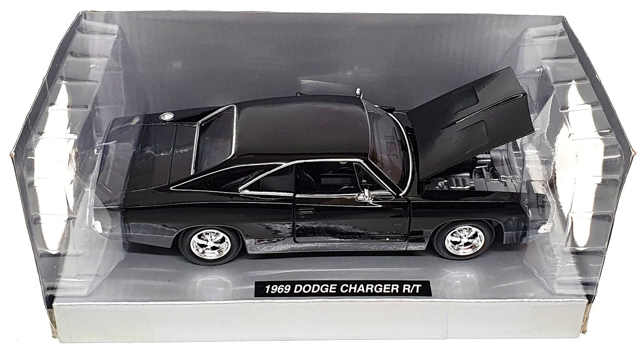 New Ray 1/25 Scale Diecast 71893 - 1969 Dodge Charger R/T - Black