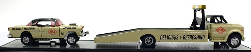 Castline M2 Machines 1/64 Scale CTW20 '68 Chevrolet C60 & '55  Bel Air Gasser