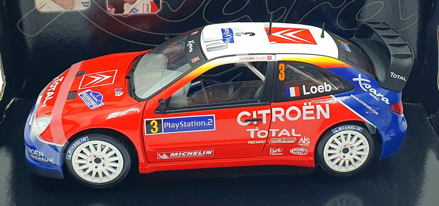 Solido 1/18 Scale Diecast 9054 - Citroen Xsara T.D.Corse 2004 S.Loeb #3