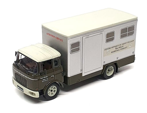 Ixo 1/43 Scale 30425GS Berliet GBK Truck Feulson Equestrian Centre Green/Silver