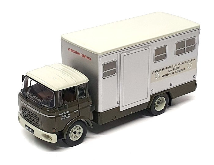 Ixo 1/43 Scale 30425GS Berliet GBK Truck Feulson Equestrian Centre Green/Silver