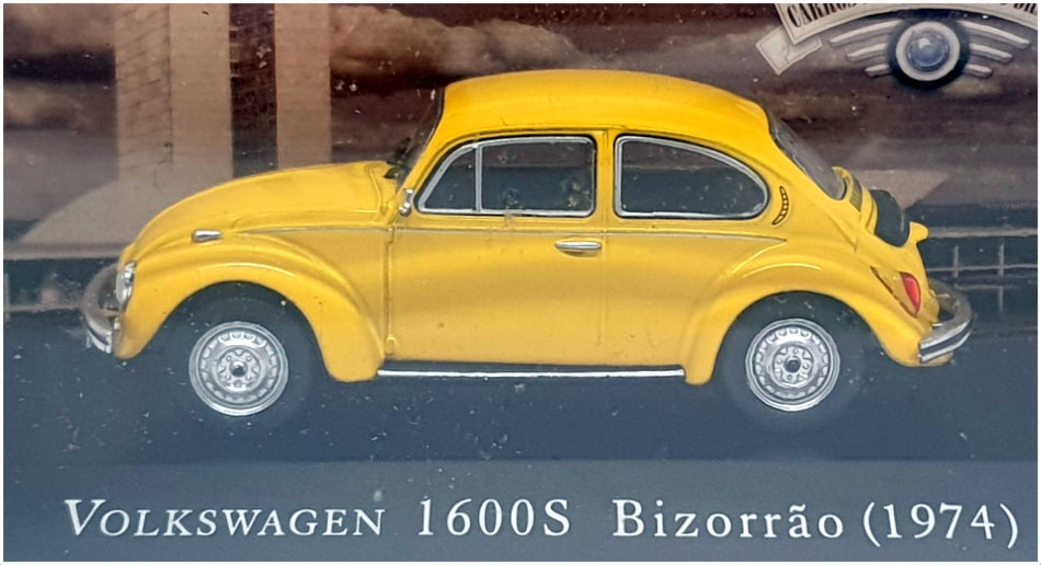 DeAgostini 1/43 Scale D5424 - 1974 Volkswagen 1600S Bizorrao - Yellow