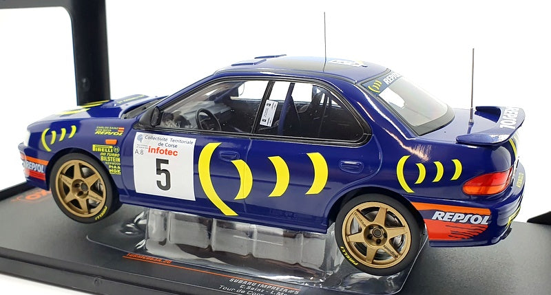 Ixo 1/18 Scale 18RMC063A Subaru Impreza 555 #5 Winner 1995 Sainz