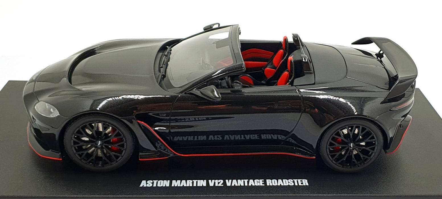 GT Spirit 1/18 Scale Resin GT923 - Aston Martin V12 Vantage Roadster - Black