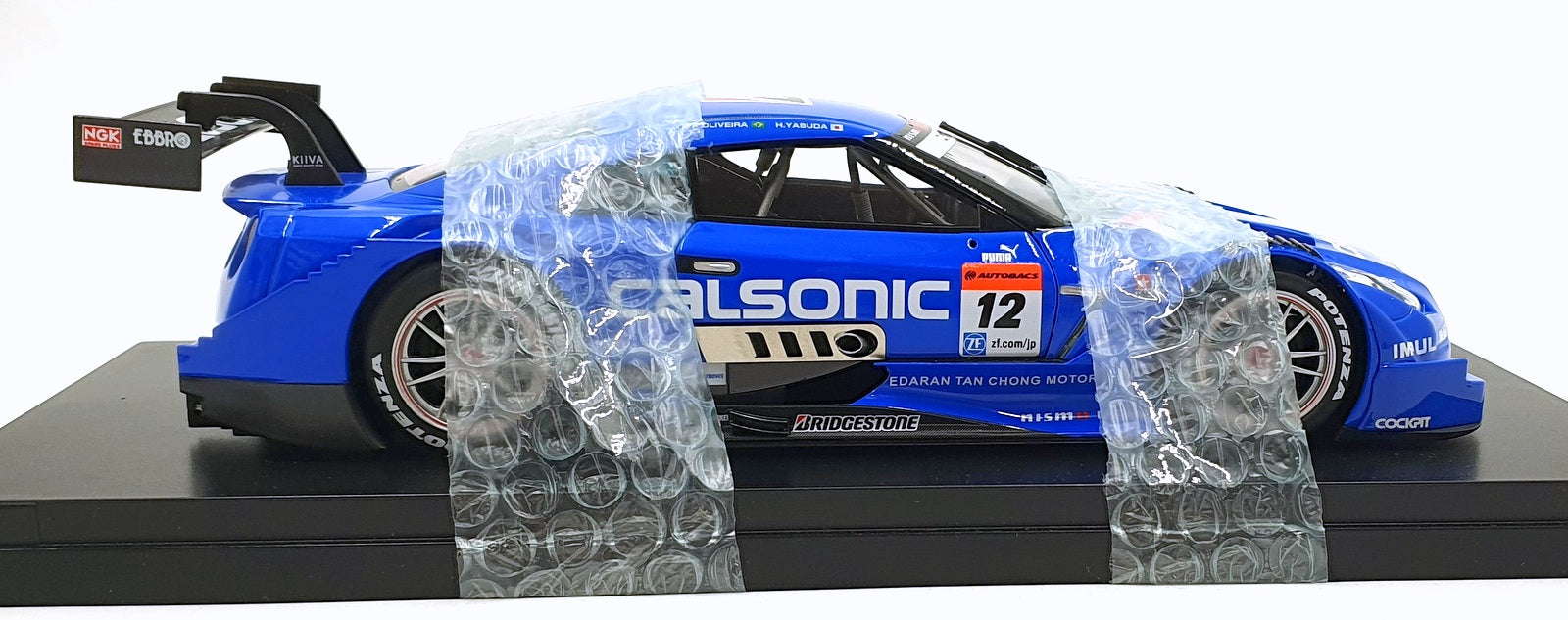 EBBRO 1/18 Scale Resin 81017 Nissan GTR Calsonic Impul #12 2014