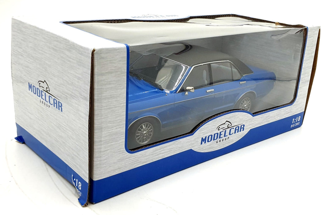 Model Car Group 1/18 Scale MCG18394 - Ford Granada MK I - Blue / Black LHD