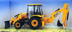 Britains 1/32 Scale 433439 - JCB 3CX Plus Sitemaster Backhoe Loader Yellow/Black