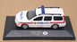 Altaya 1/43 Scale Diecast 13525B - 2002 Volvo V70 Politi - White/Red/Blue