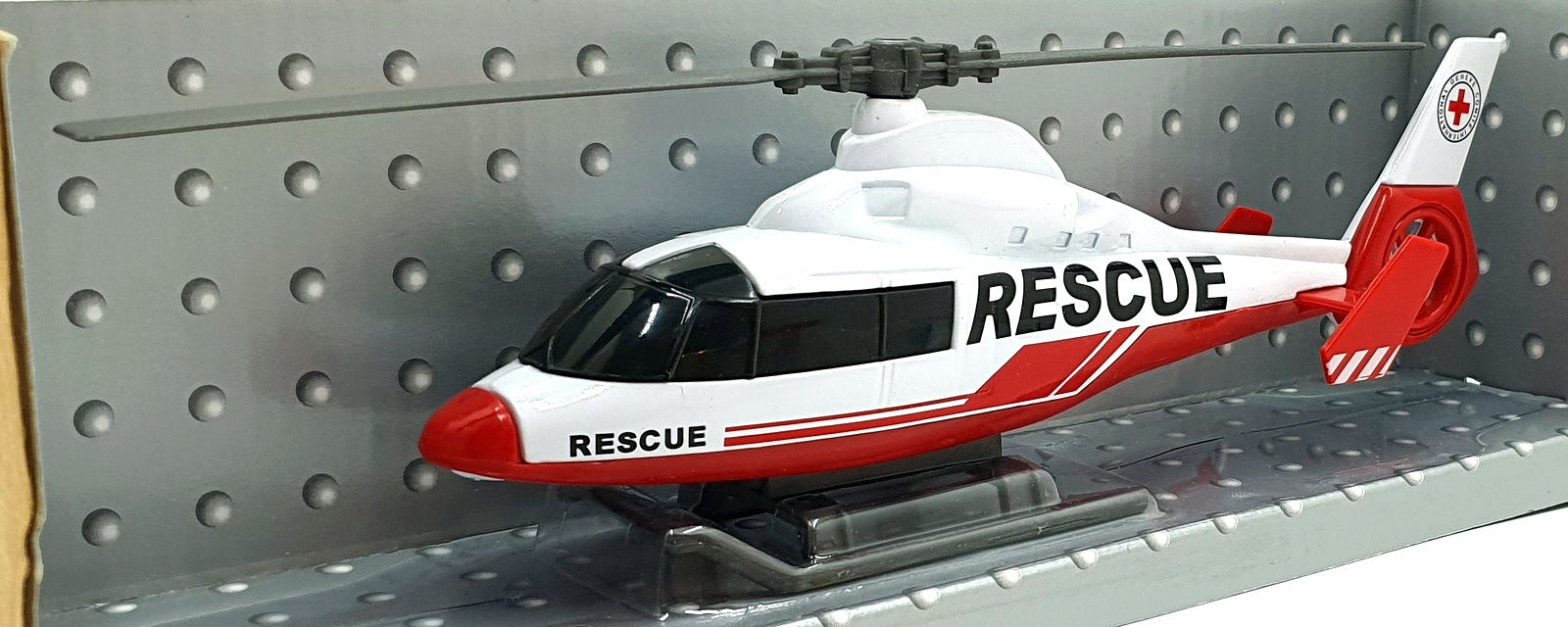 Cararama 1/43 Scale 716202 - Rescue Helicopter - Red/White
