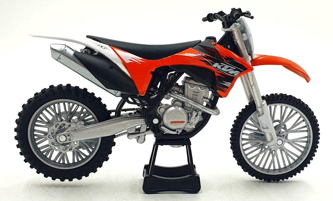 NewRay 1/12 Scale 44093 - KTM 350 SX-F Motorbike - Orange/Black