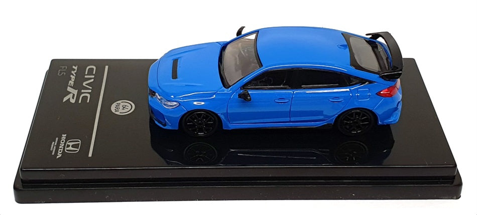 Paragon 1/64 Scale PA-65583 - 2023 Honda Civic Type R FL5 RHD - Boost Blue Pearl