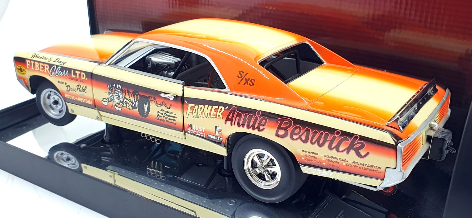 Highway 61 1/18 Scale Diecast 50024 - 1966 Pontiac GTO Drag Car A.Beswick