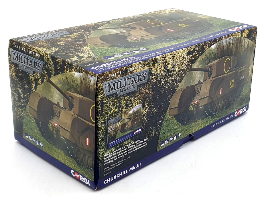 Corgi Military Legends 1/50 Scale CC60112 - Churchill Mk.III England 1943