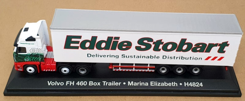 Oxford 1/76 Scale STOB017 - Volvo FH 460 Box Trailer Marina Elizabeth - Stobart