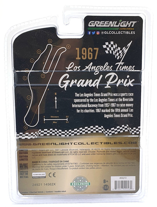 Greenlight 1/64 Scale 30272 - 1968 Plymouth GTX Hemi Convertible - Gold