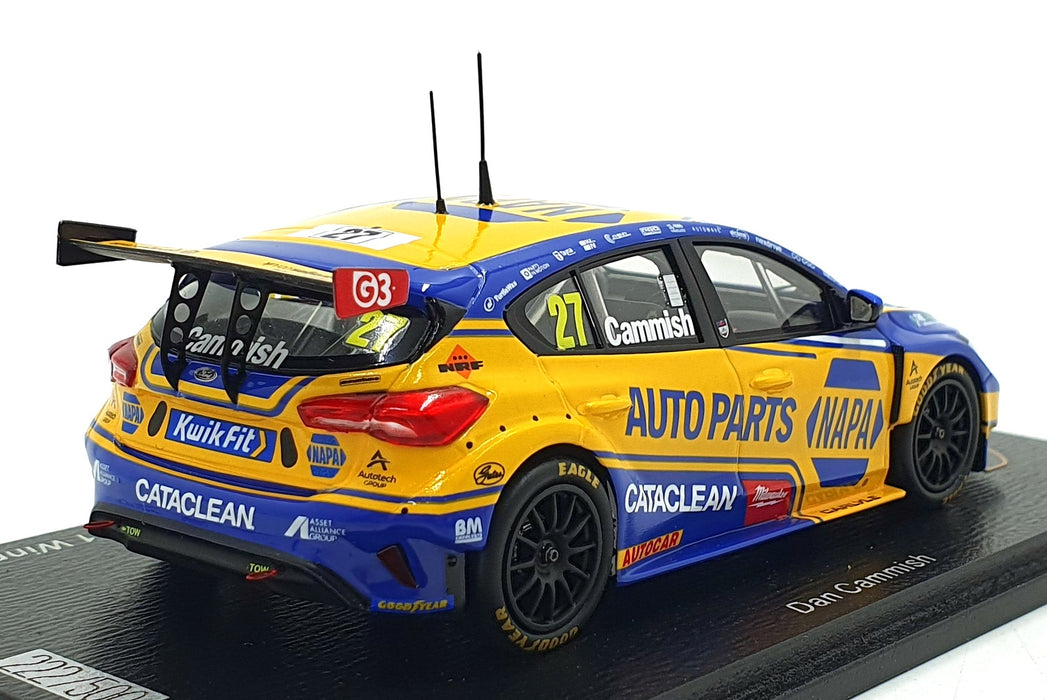 Spark 1/43 Scale UK030 - Ford Focus BTCC #27 Snetterton1st 2025 - NAPA Racing