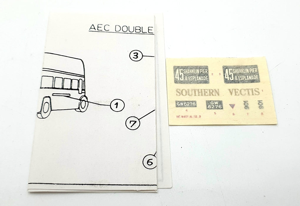 Solido 1/50 Scale 354 - Double Decker RT Bus - Southern Vecits