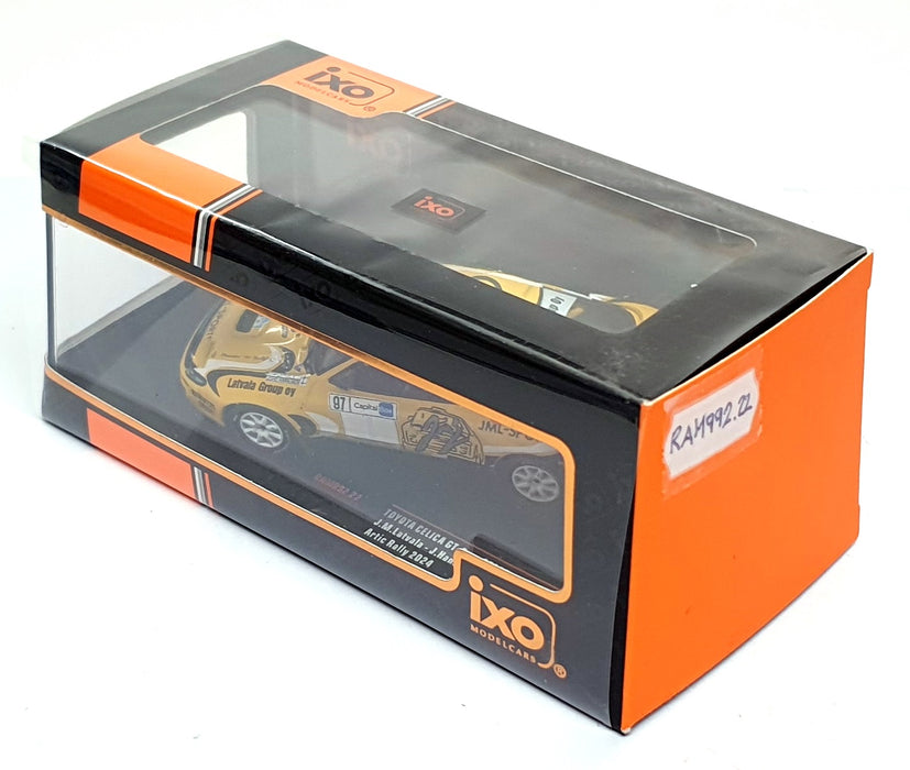 Ixo 1/43 Scale RAM992.22 - Toyota Celica GT-Four ST185 #97 Artic Rally 2024