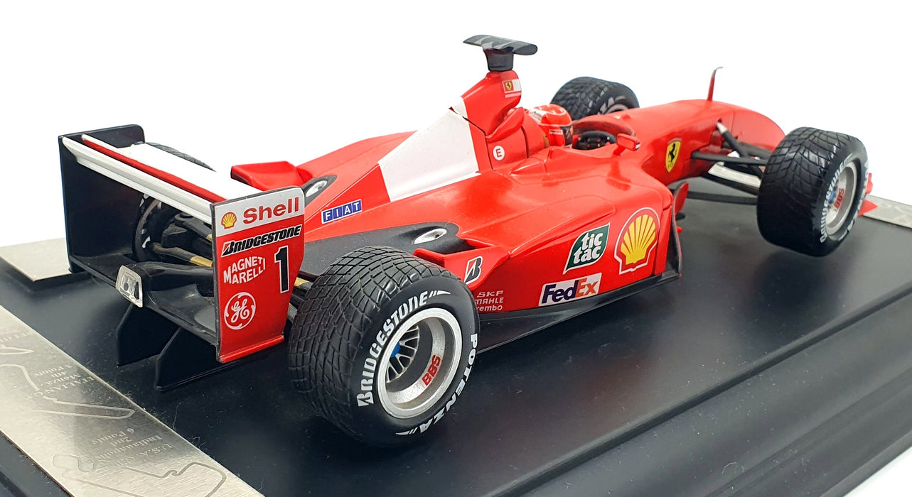 Hot Wheels 1/18 Scale Diecast 11326B Ferrari F2001 Michael Schumacher W/C