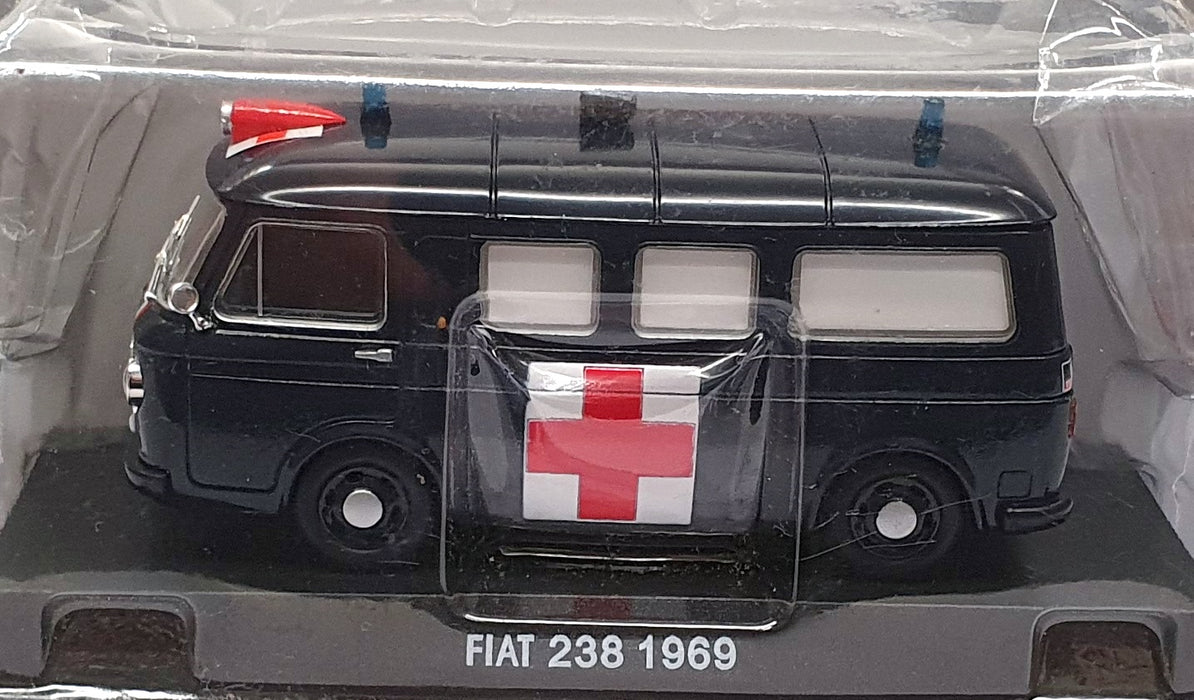 DeAgostini 1/43 Scale FI238 - 1969 Fiat 328 Military Ambulance - Dk. Blue