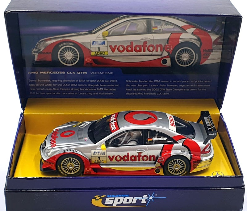 Scalextric 1/32 Scale Slot Car C2391A - AMG Mercedes CLK-DTM #1 - Silver