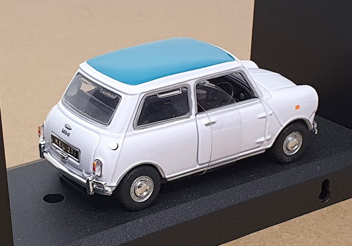 Cararama 1/43 Scale Diecast CARA12 - Mini Cooper - White/Blue