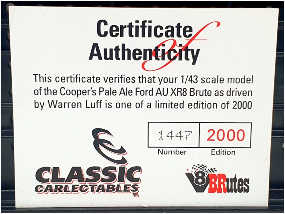 Classic Carlectables 1/43 Scale 43557 - Cooper's Ford Racing Brute #40 W. Luff