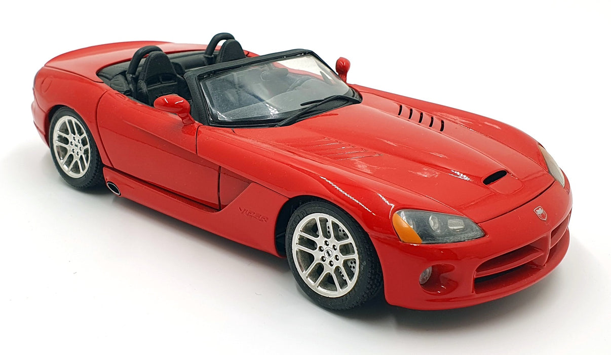 Burago 1/18 Scale Diecast 16126A - Dodge Viper SRT-10 - Red