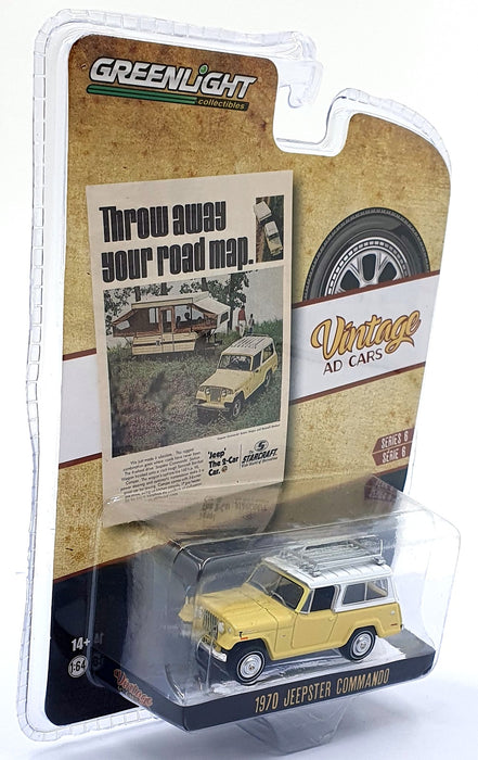 Greenlight 1/64 Scale 39090 - 1970 Jeepster Commando - Cream