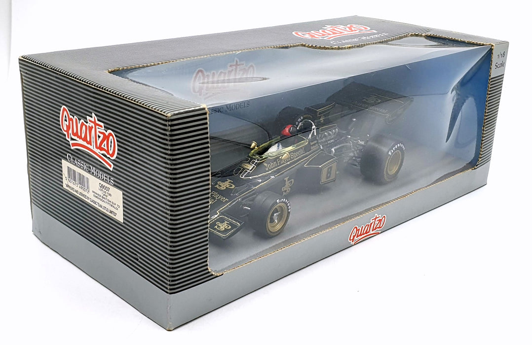 Quartzo 1/18 Scale Diecast Q9007 - Lotus 72D JPS Winner British GP 72 Fittipaldi